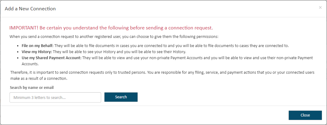 Add a New Connection dialog