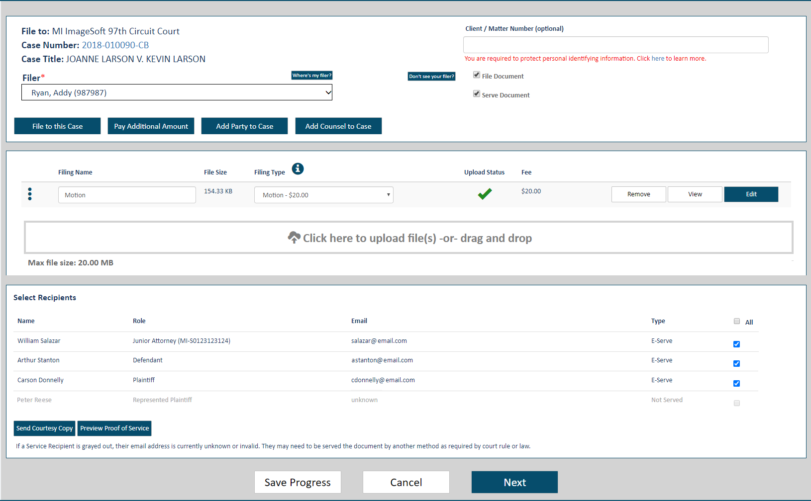 File-Bundle page