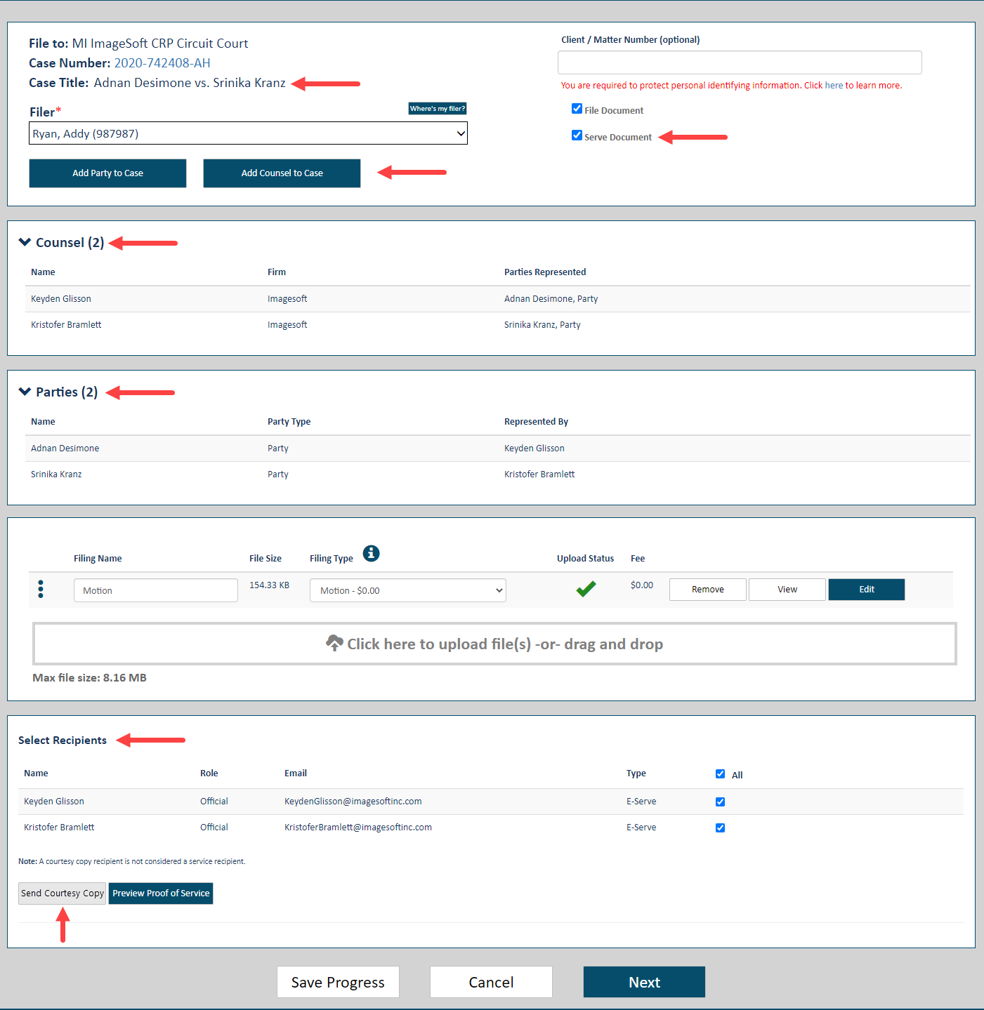 Bundle Assembly page