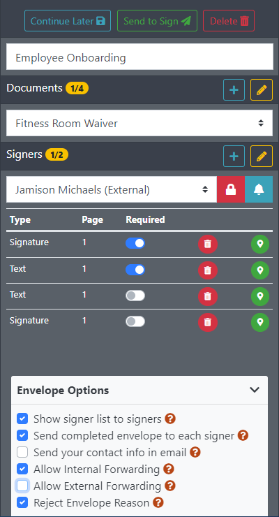 Select the appropriate options Designer anchors pane