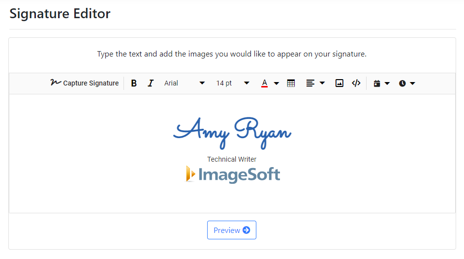 Signature Editor