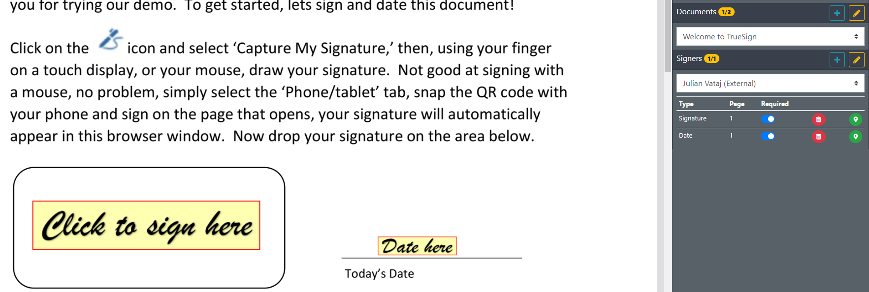Anchors listed in Signers section