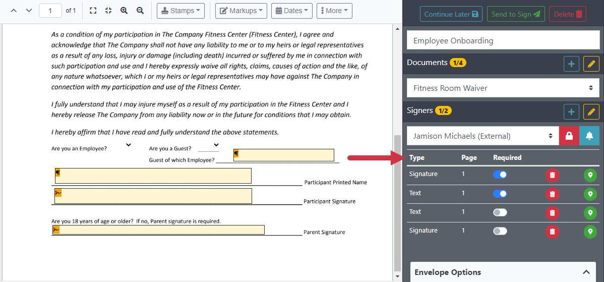 Manage the anchors Designer anchors pane